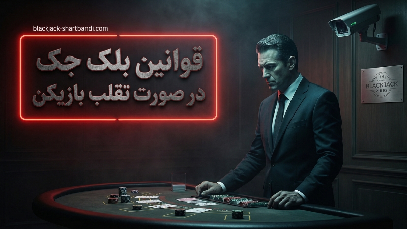 قوانین بلک جک در صورت تقلب بازیکن